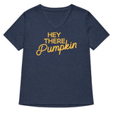 Hey There Pumpkin Women's V-Neck Tee