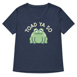 Toad Ya So Women's V-Neck Tee