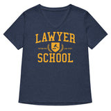 Lawyer School Women's V-Neck Tee