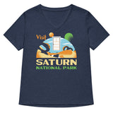 Visit Saturn National Park Women's V-Neck Tee