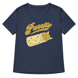 Purrito Women's V-Neck Tee