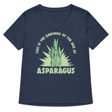 Age Of Asparagus Women's V-Neck Tee