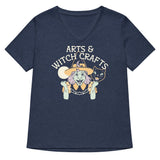 Arts & Witch Crafts Women's V-Neck Tee