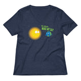 Go Ahead, Make My Day Women's V-Neck Tee