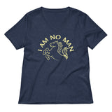 I Am No Man Women's V-Neck Tee