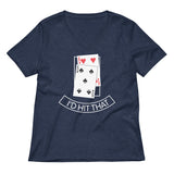 I'd Hit That Women's V-Neck Tee
