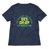 It's Bobsled Time Women's V-Neck Tee
