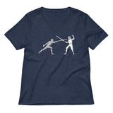 Light Fencing Women's V-Neck Tee