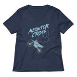 Meowtor Cross Women's V-Neck Tee