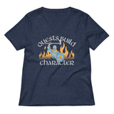 Quests Build Character Women's V-Neck Tee