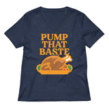 Pump That Baste Women's V-Neck Tee