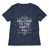 Welcome To The Party, Pal! Women's V-Neck Tee