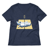 Solar Charging Women's V-Neck Tee
