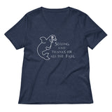 So long and thanks... Women's V-Neck Tee