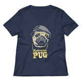Notorious PUG Women's V-Neck Tee