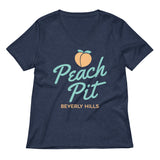 Peach Pit Women's V-Neck Tee