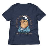 Skilled Sealor Women's V-Neck Tee