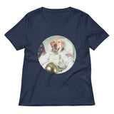 Astrodog Women's V-Neck Tee