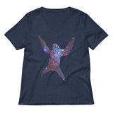 Sloth Nebula Women's V-Neck Tee