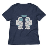Space Sneeze Women's V-Neck Tee