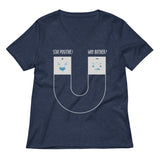 Stay Positive Women's V-Neck Tee