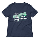 Greetings From Albuquerque Women's V-Neck Tee