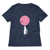 Bubble Moon Women's V-Neck Tee