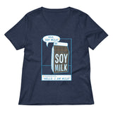 Hola, Soy Milk Women's V-Neck Tee