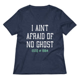 I Ain't Afraid Of No Ghost Women's V-Neck Tee