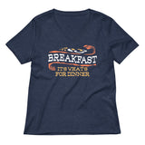Breakfast, It's What's For Dinner Women's V-Neck Tee
