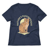 Nature's Paperweight Women's V-Neck Tee