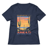 Area 51 National Park Women's V-Neck Tee