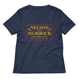 Nelson And Murdock Women's V-Neck Tee