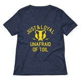 Just And Loyal, Unafraid Of Toil Women's V-Neck Tee