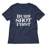 Burr Shot First Women's V-Neck Tee