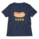Hotdog Taco Women's V-Neck Tee