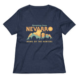 Greetings From Nevarro Women's V-Neck Tee