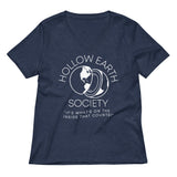Hollow Earth Society Women's V-Neck Tee