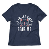 I Am The Night Fear Me Women's V-Neck Tee