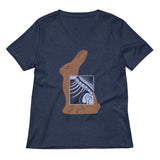 Bunny X-Ray Women's V-Neck Tee