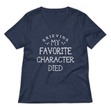 My Favorite Character Died Women's V-Neck Tee
