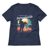 I Survived The Barbenheimer Women's V-Neck Tee