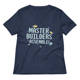 Master Builders Assemble! Women's V-Neck Tee
