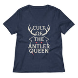 Cult Of The Antler Queen Women's V-Neck Tee