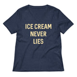 Ice Cream Never Lies Women's V-Neck Tee