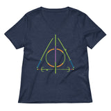Turtley Hallows Women's V-Neck Tee