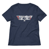 Top Mom Women's V-Neck Tee