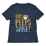 Oh For Peeps Sake Women's V-Neck Tee