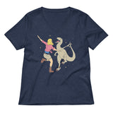 Park Of Stars Women's V-Neck Tee