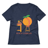 Peach Cobbler Women's V-Neck Tee